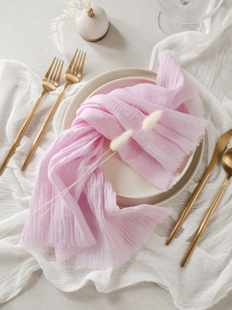wedding cotton napkins rustic napkins boho napkins wedding napkins wedding decorations wedding linens blush pink cotton napkins 