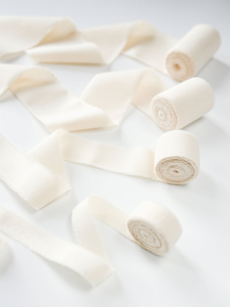 Ivory Cotton Ribbon