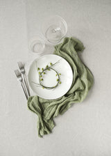 Olive Cheesecloth Gauze Napkin Set