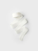 Pearl White Cotton Ribbon