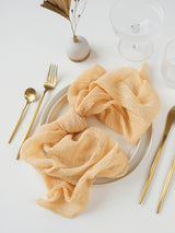 Amber Cheesecloth Gauze Napkin Set