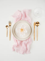 Baby Pink Cheesecloth Gauze Napkin Set