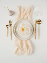 Creme Cheesecloth Gauze Napkin Set