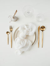 Ivory Cheesecloth Gauze Napkin Set