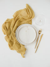 Mustard Light Cheesecloth Gauze Napkin Set