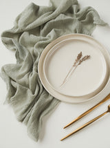 Sage Green Cheesecloth Gauze Napkin Set