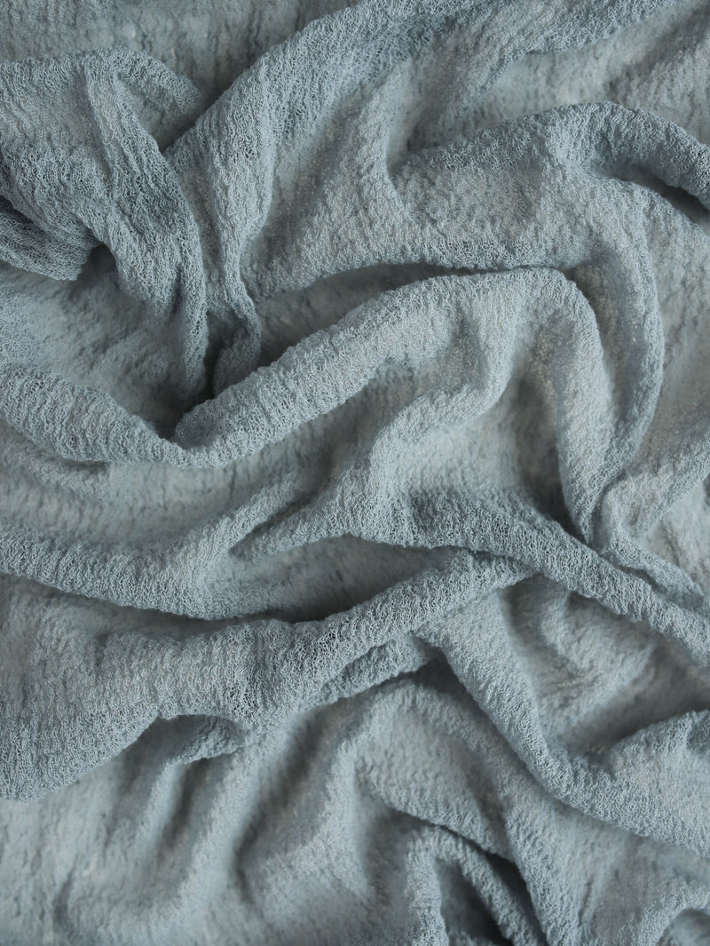 Silver Grey Cheesecloth Gauze Napkin Set
