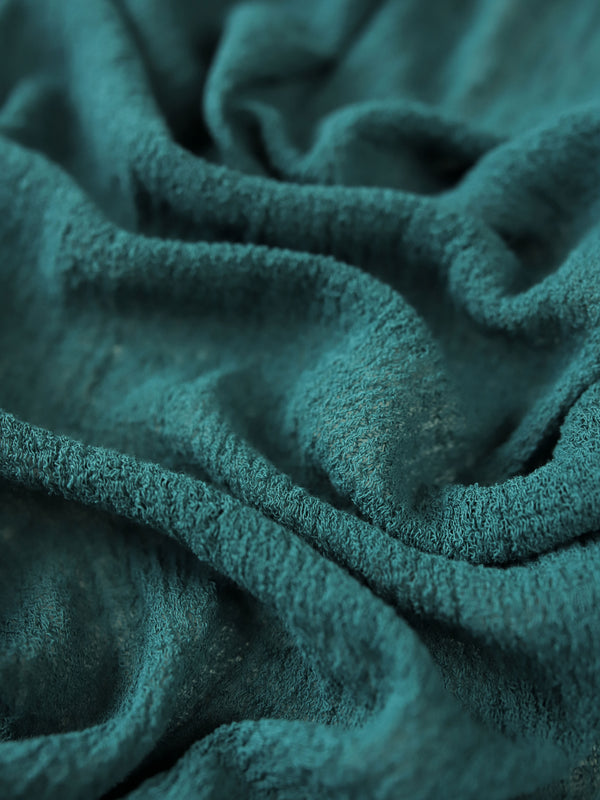 Teal Green Cheesecloth Gauze Runner