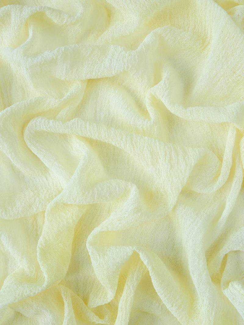 Yellow Cream Cheesecloth Gauze Runner